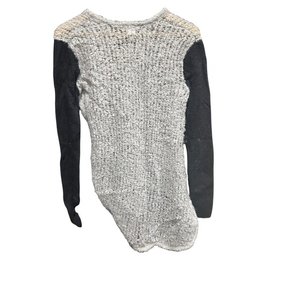 Helmut Lang Asymmetrical Sweater Mohair Designer Size Small Loose Knit Minimalis - Picture 3 of 6